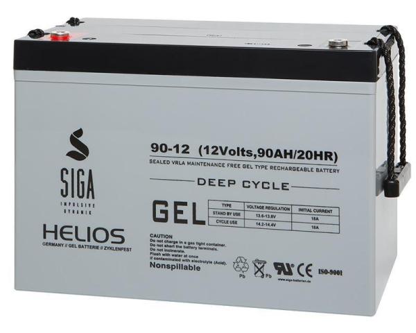 SIGA Helios GEL Batterie 90Ah 12V